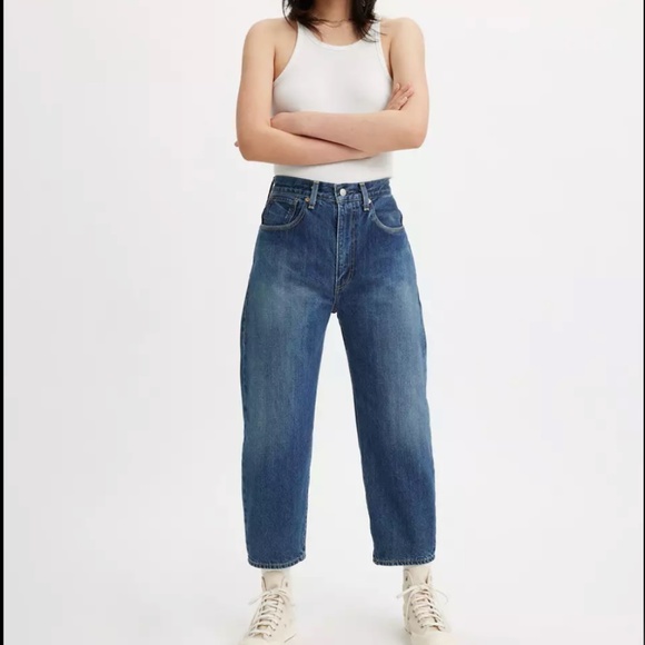 Levi’s Made In Japan Barrel Jeans - A Relaxed Fit with Ankle Length - Picture 1 of 6